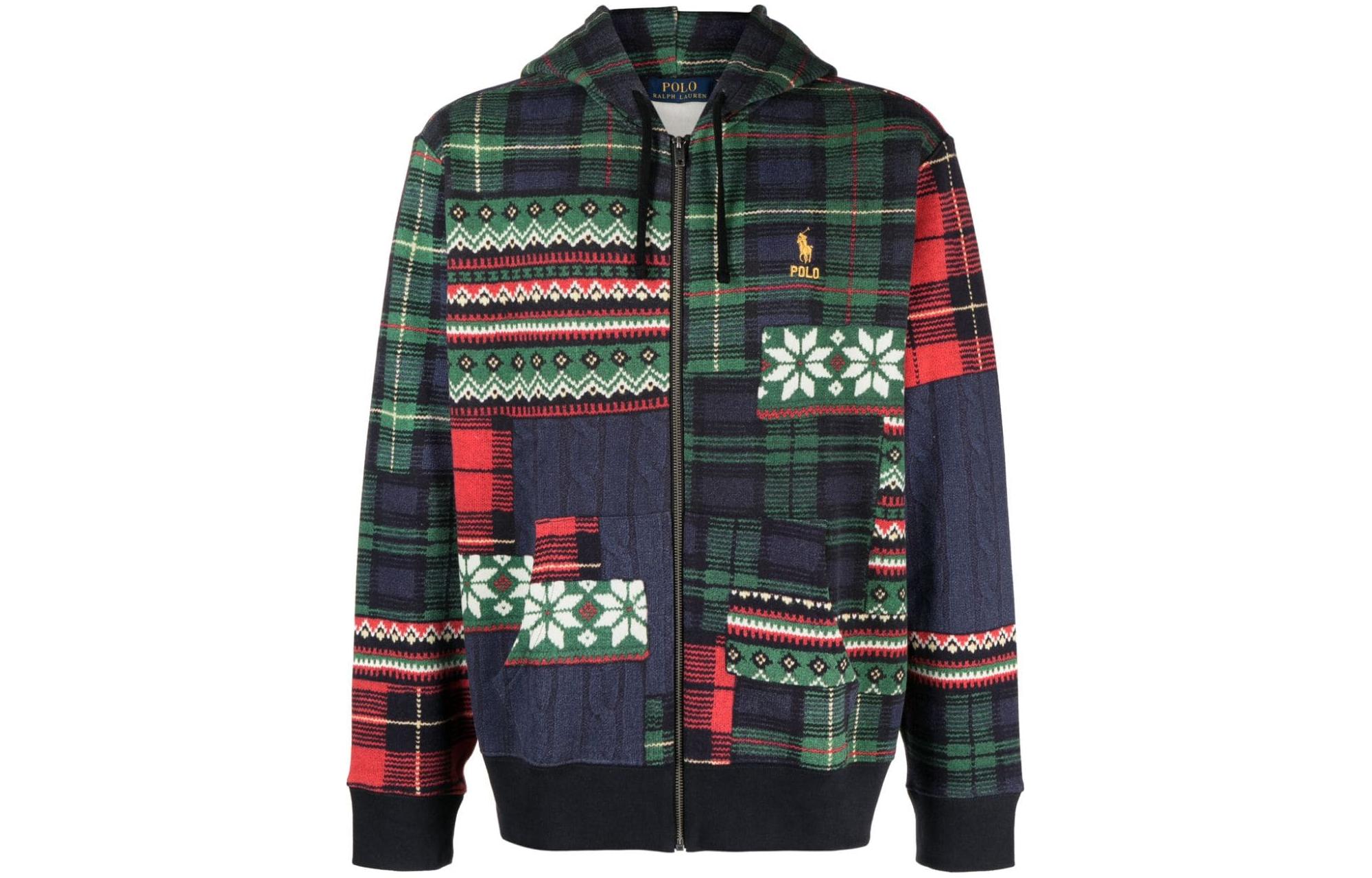 

Патчворк Хлопковая Куртка с Капюшоном Polo Ralph Lauren, Мультиколор