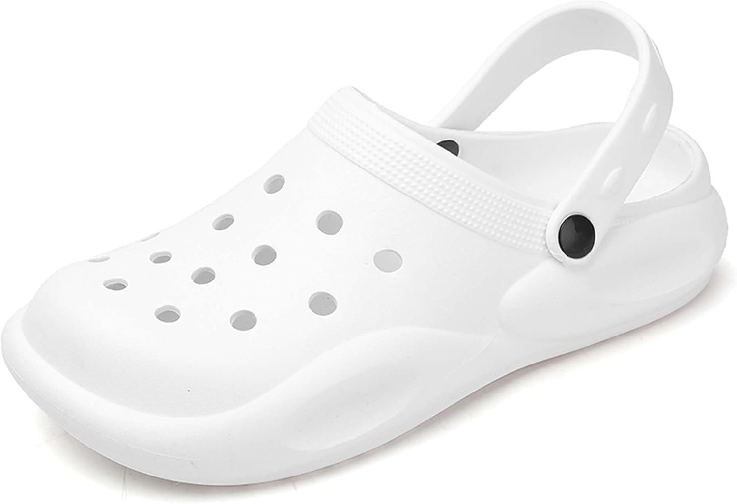 

Мужские и женские садовые туфли, летние сандалии с быстрой сушкой, дышащие водные сандалии, легкая обувь для улицы, повседневная ходьба, пляжная обувь, модные сабо и шлепанцы Generic, белый