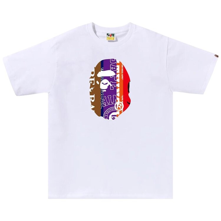 

Шарф BAPE Fans Ape Head Tee 'White', белый