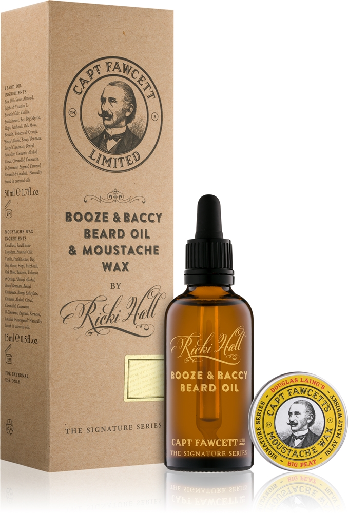 

Подарочный набор для бороды Рики Холла Captain Fawcett