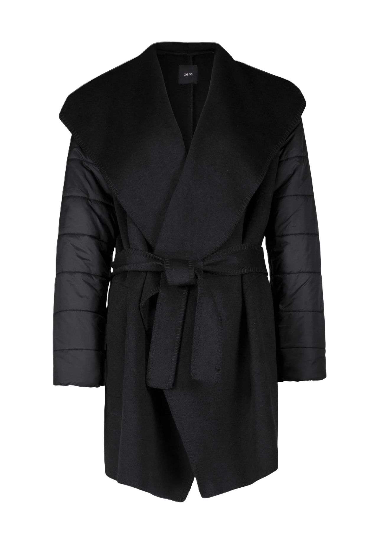 

Короткое пальто из шерсти, для женщин Zero, цвет 9105 Black Beauty