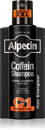 

Шампунь с кофеином для мужчин Alpecin Coffein Shampoo C1 Black Edition, 375 ml