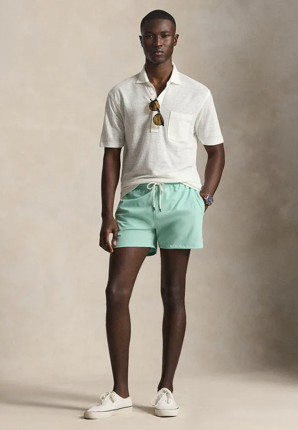 Плавки-Шорты для путешествий, облегающие, 4,5 дюйма. Polo Ralph Lauren, Celadon — фото 2