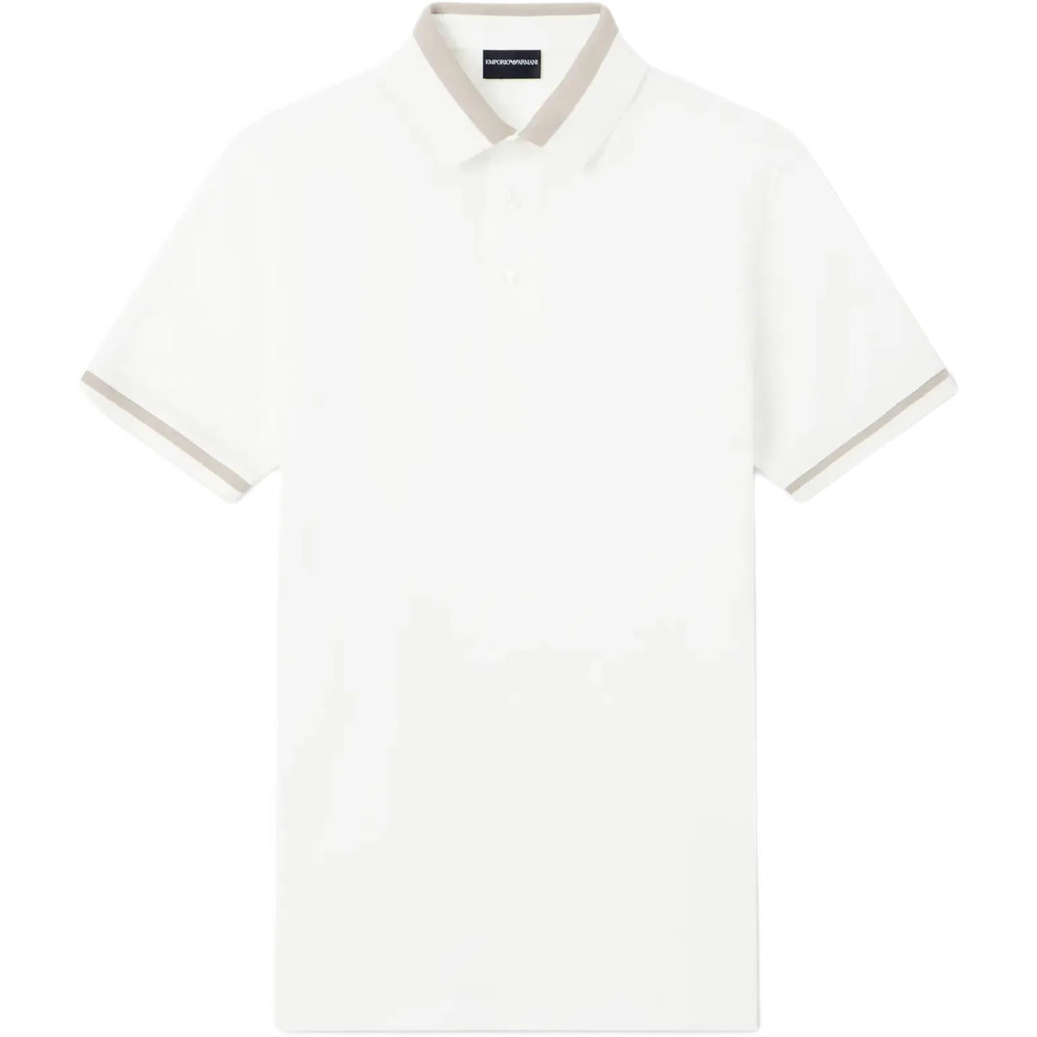 Поло с коротким рукавом EMPORIO ARMANI, White