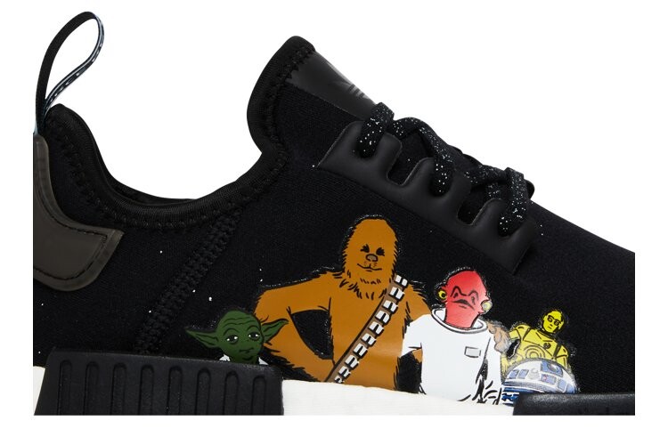 Кроссовки Adidas Star Wars x NMD_R1 Big Kid, черный — фото 2