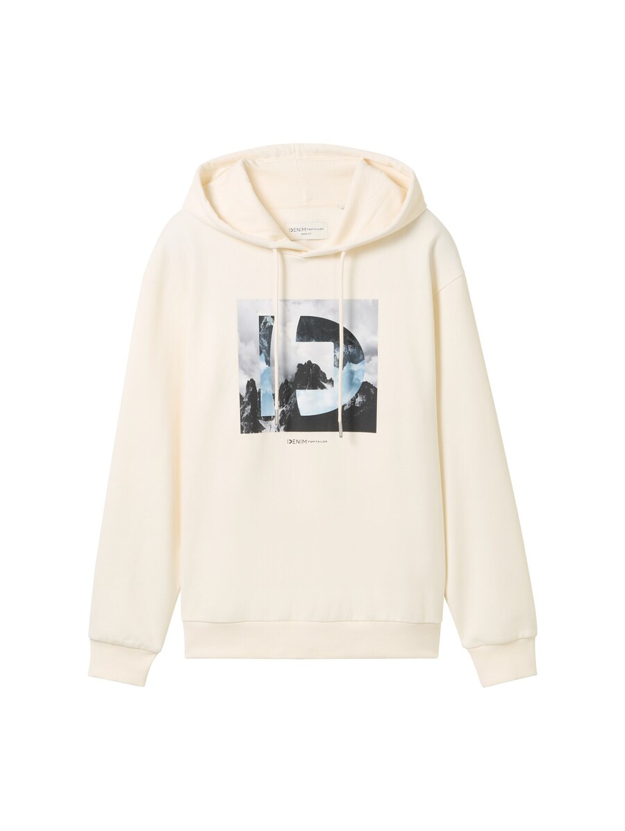 

Толстовка с капюшоном TOM TAILOR DENIM Sweatshirt, белый