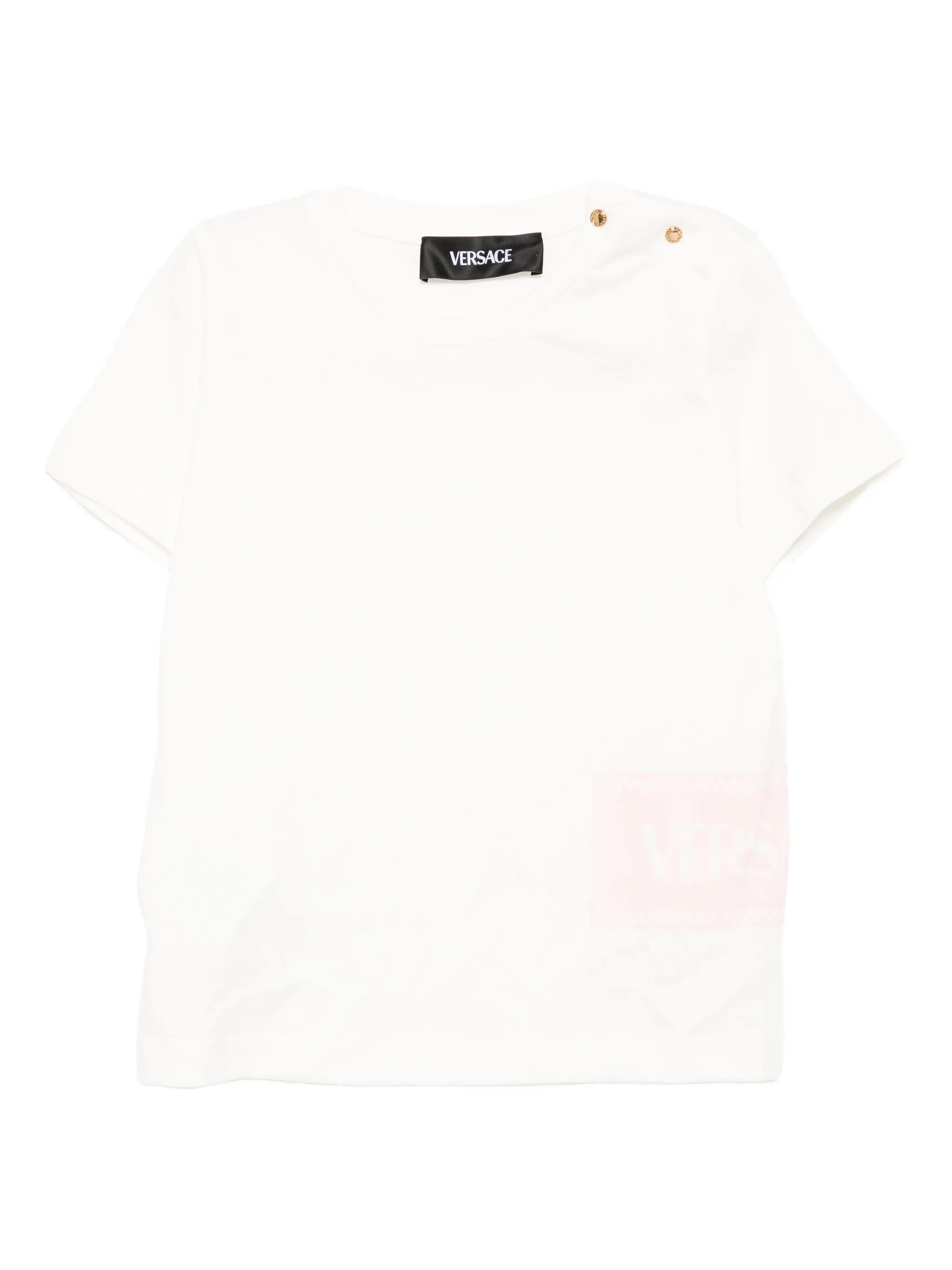 

Футболка с логотипом Versace Kids, белый