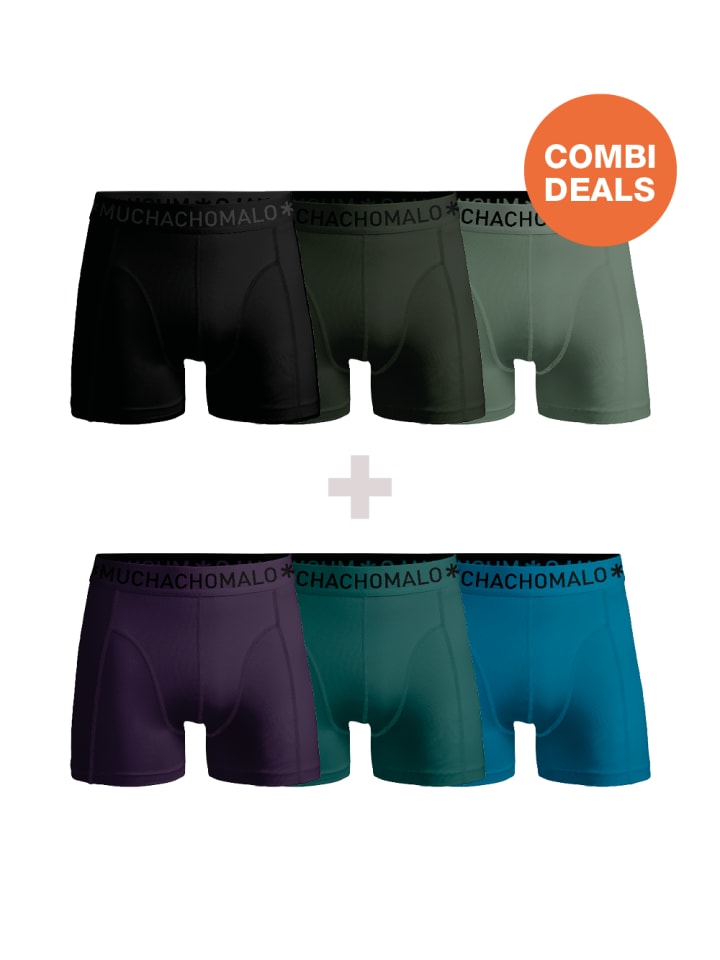 

Трусы боксеры Muchachomalo 6er-Set: Boxershort, цвет Mehrfarbig - für Herren