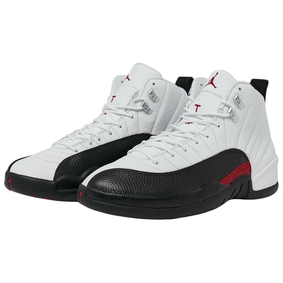 Мужские баскетбольные кроссовки Jordan Air Jordan 12 Vintage, Black/White/Red — фото 2