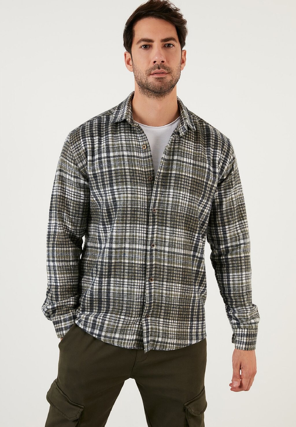 

Рубашка REGULAR FIT Buratti, цвет khaki