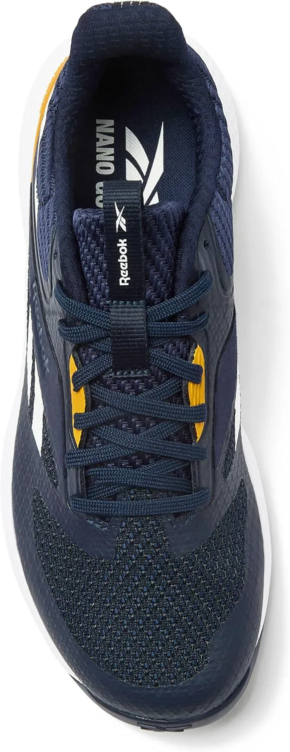 Мужские гольф-кроссовки Reebok Nano Golf без шипов, темно-синий/золотой/белый — фото 4