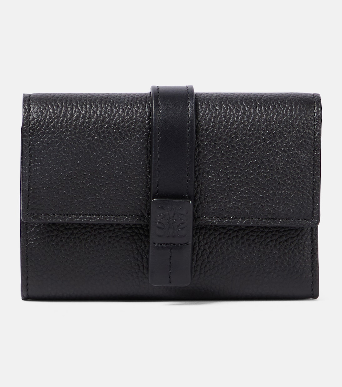 

Кожаный кошелек Anagram Small Loewe, черный
