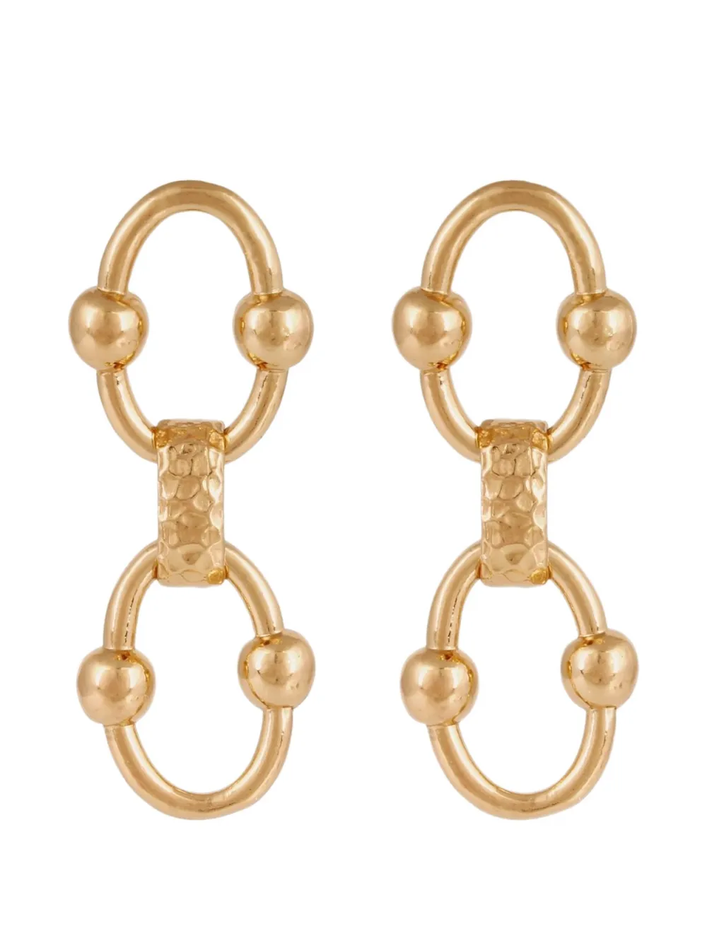 

Серьги Rivage с бисерной цепочкой Gas Bijoux, золотой