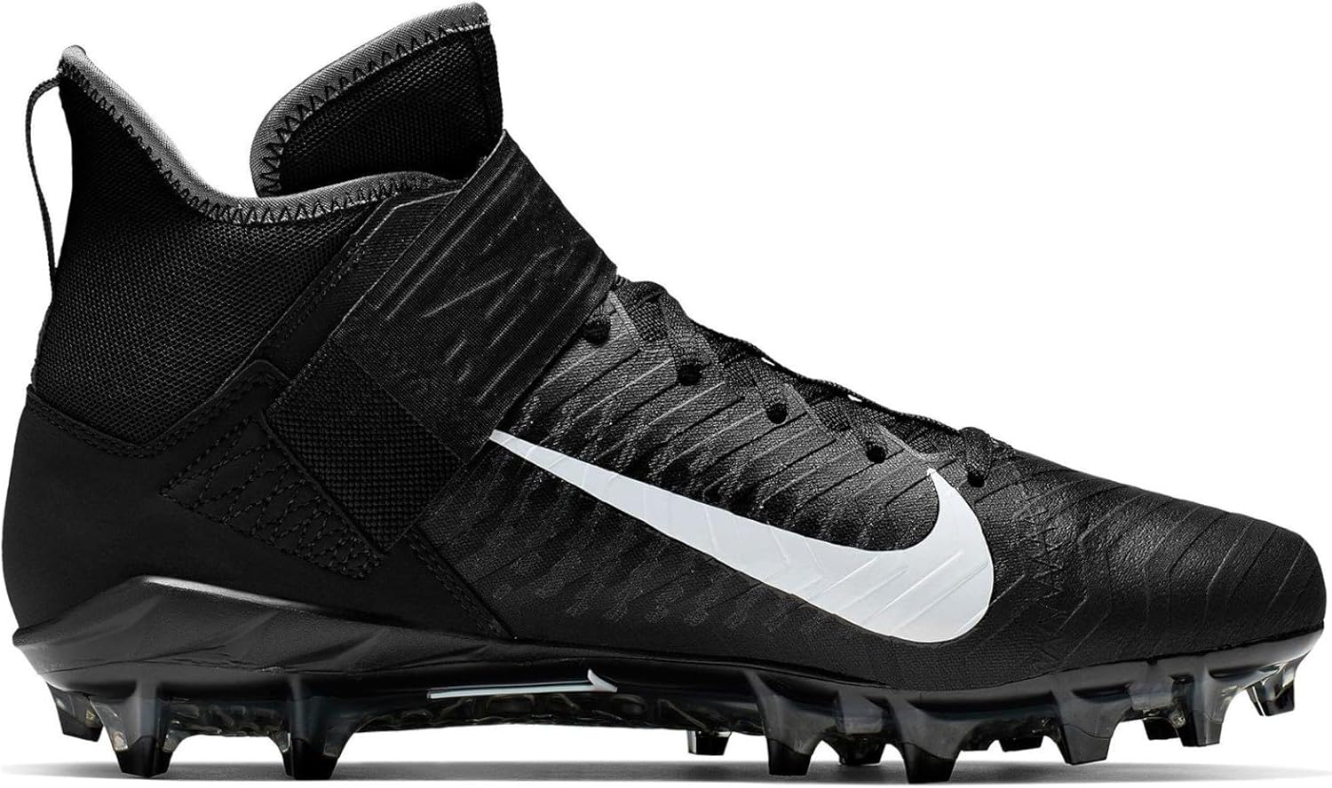 Футбольные бутсы Nike Men's Alpha Menace Pro 2 D - черный/белый, размер 7M US, черно-белый — фото 3