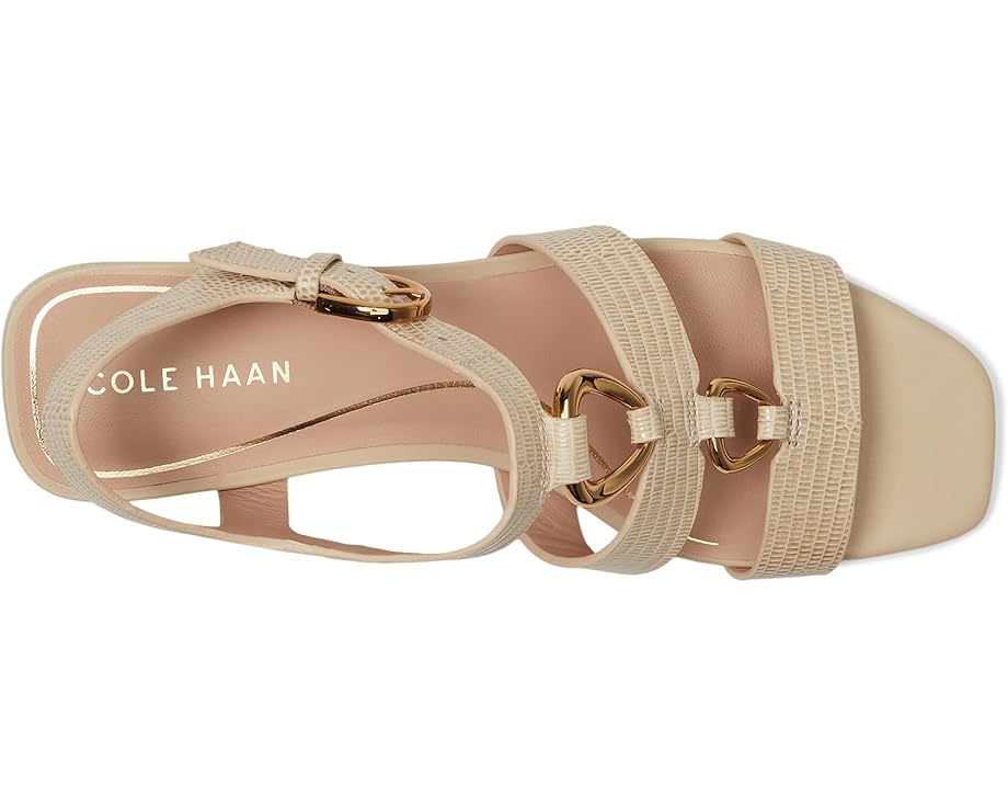 Сандалии Cole Haan Lyanna Link Sandals, цвет Oat Lizard Print Leather — фото 2
