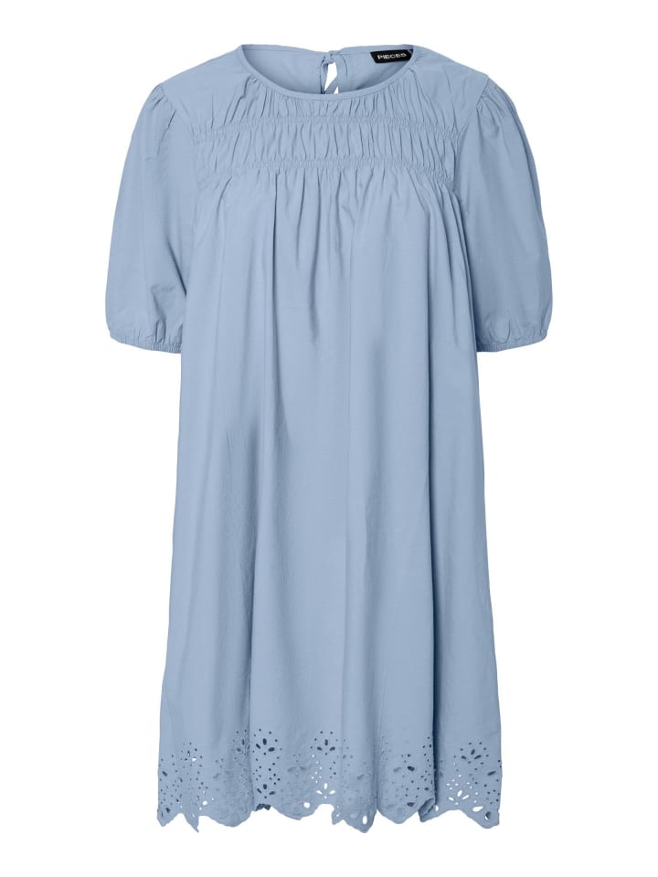 

Короткое платье Pieces, кашемировый синий