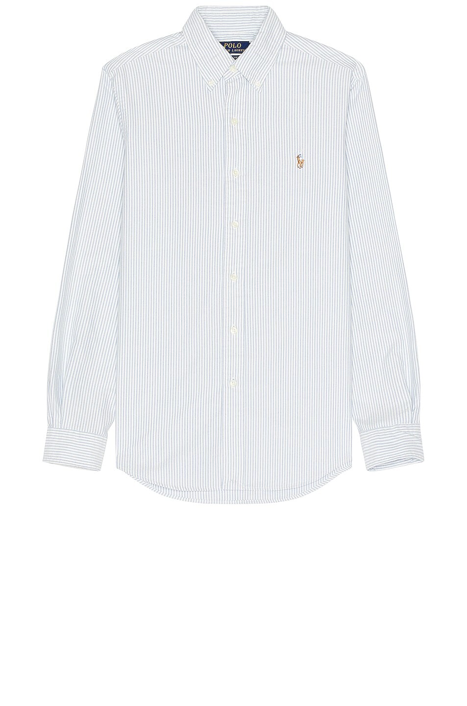 

Рубашка Polo Ralph Lauren Oxford Sport, цвет Blue & White Stripe