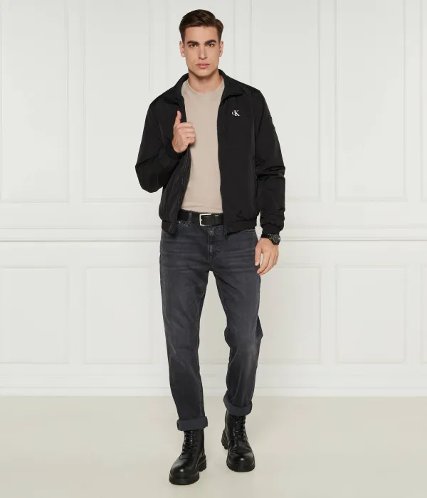 Кожаные треккинговые ботинки с прорезями Calvin Klein Jeans, черный — фото 2