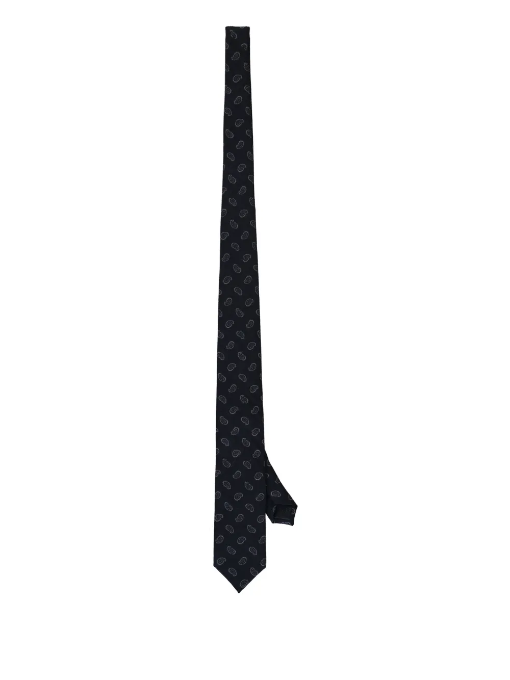 

Жаккардовый галстук с узором пейсли Corneliani, синий