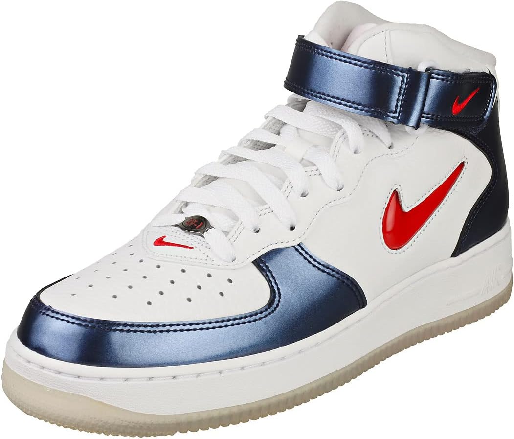 

Мужские кроссовки Nike Air Force 1 Mid Qs, белый/синий