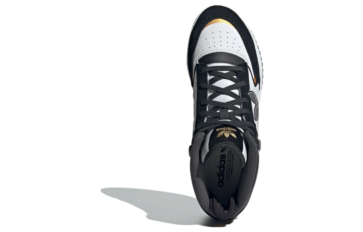 Кроссовки для скейтбординга adidas originals Drop Step унисекс, Black/White — фото 3