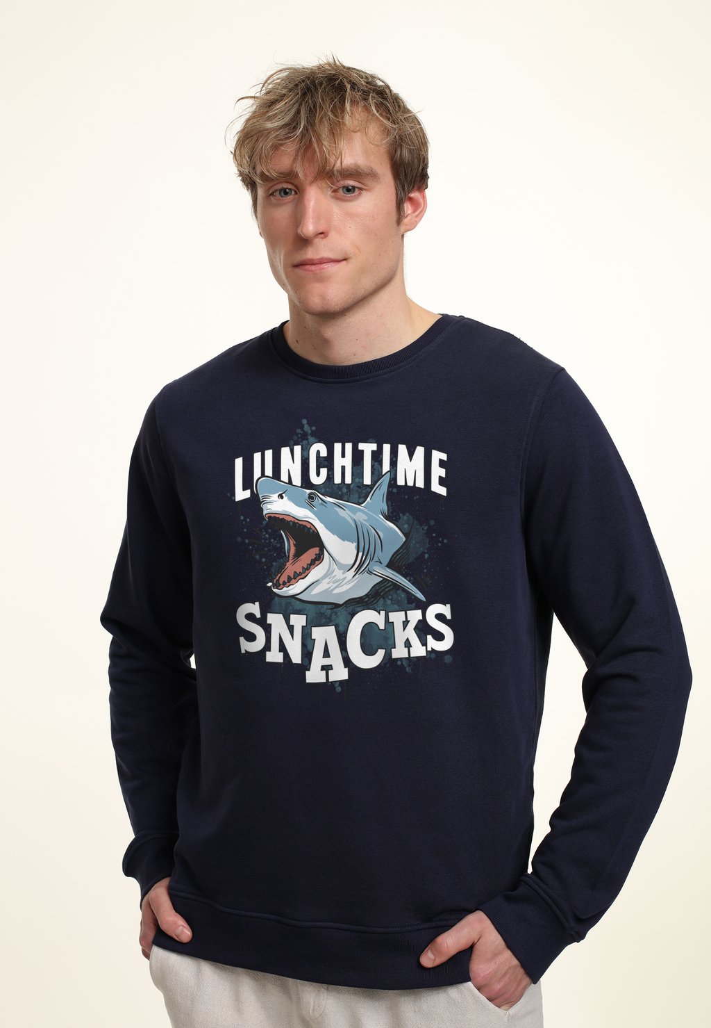 

Толстовка MATT KEELING LUNCHTIME SNACKS Henry Tiger, темно-синий