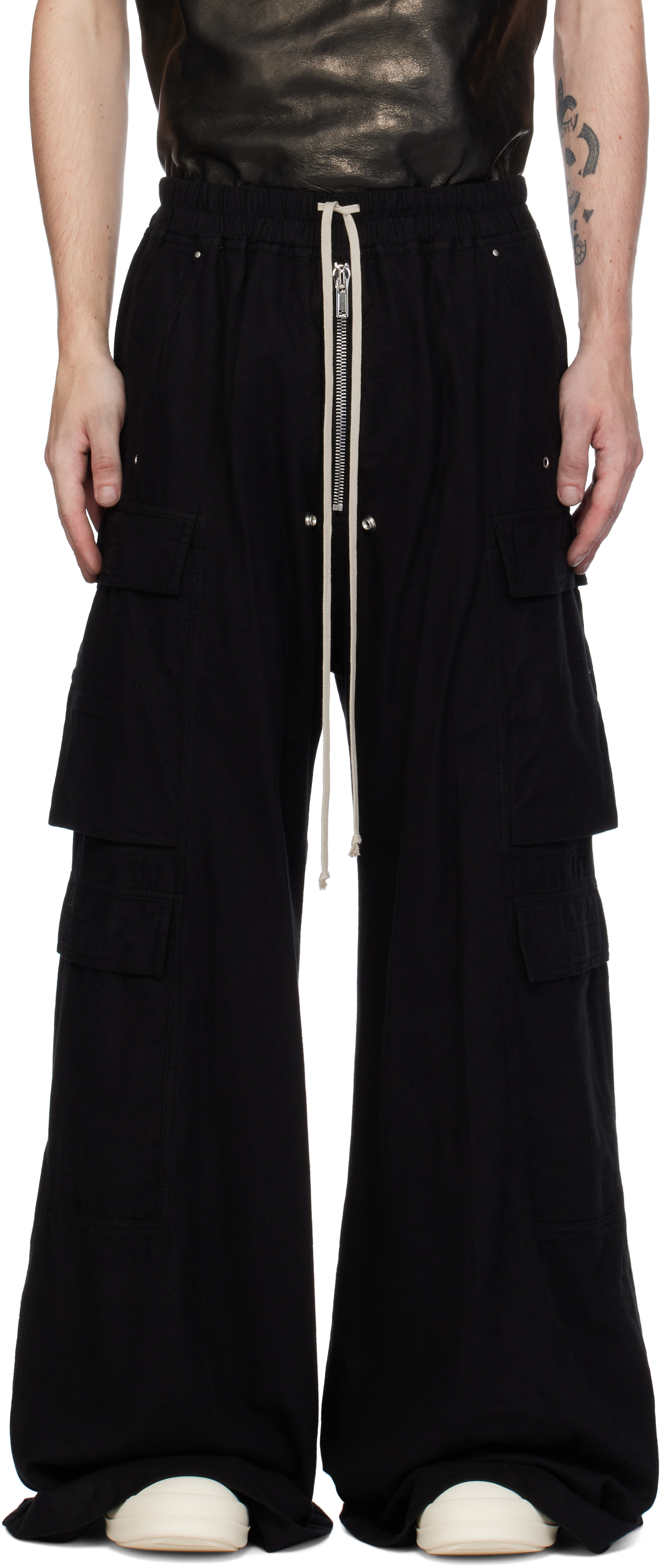 

Porterville Double Jumbo Belas брюки-карго Rick Owens DRKSHDW, черный