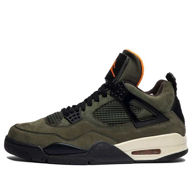 

Кроссовки Air Jordan 4 Retro SP 'Undefeated' 2025, оливкого-зеленый
