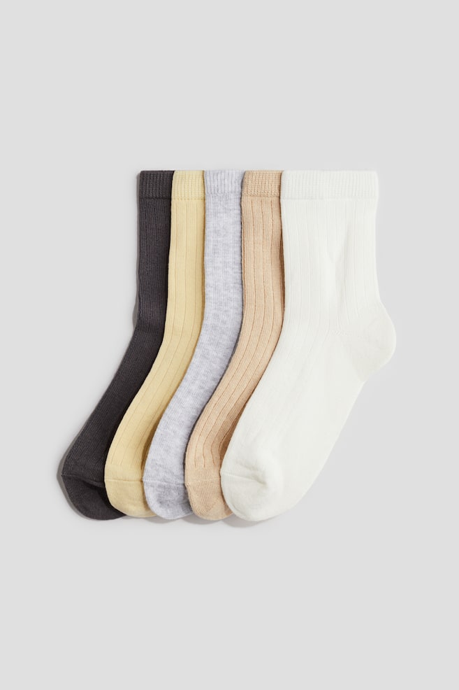 

5 упаковок носков H&M, мультиколор