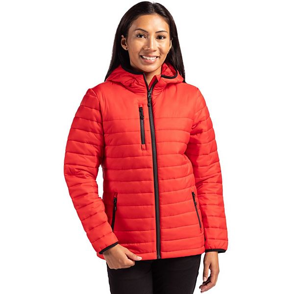 

Женская пуховая куртка Valhalla с молнией Clique, Red
