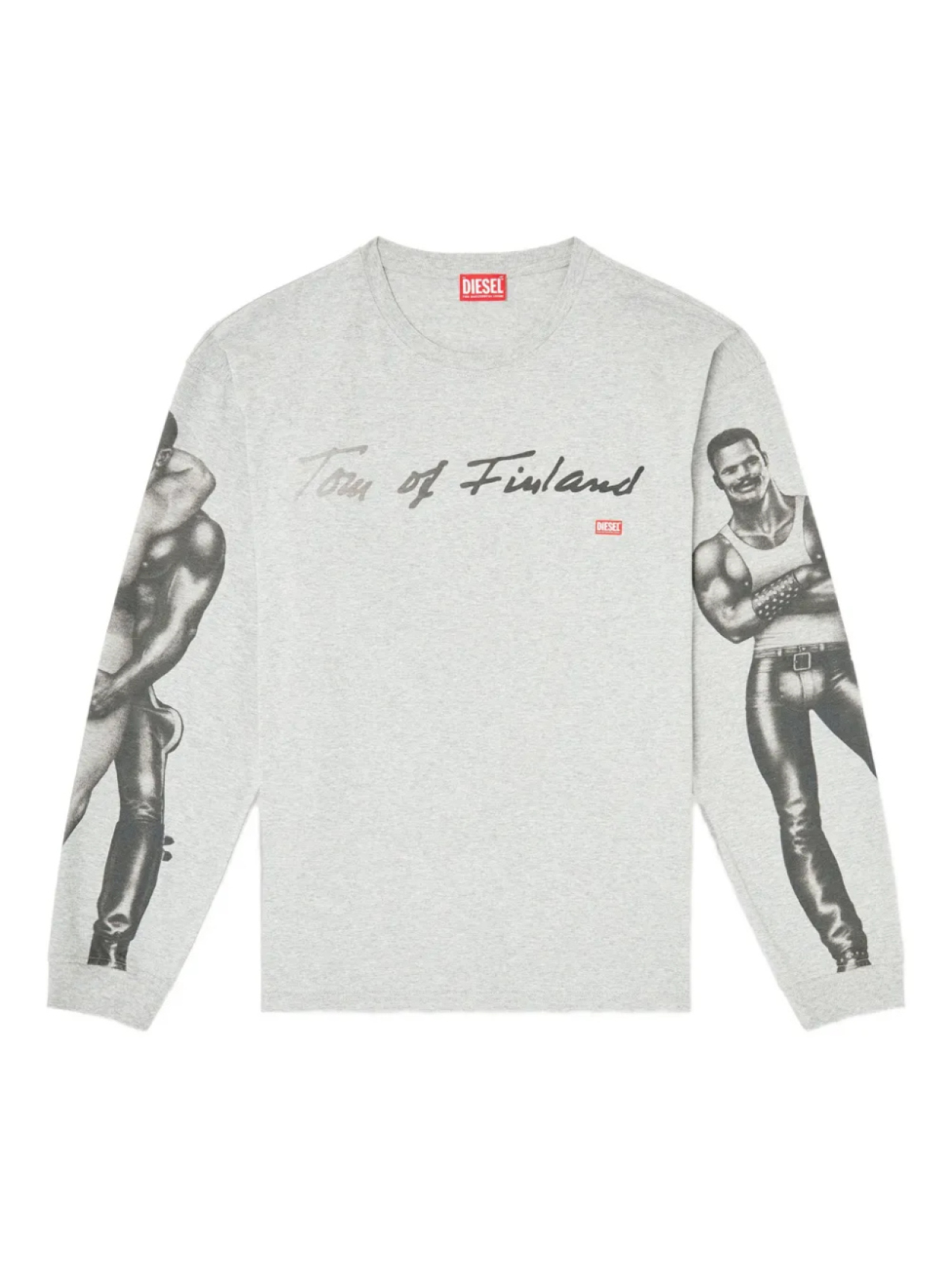

Diesel толстовка Foundation Box из коллаборации с Tom of Finland, серый