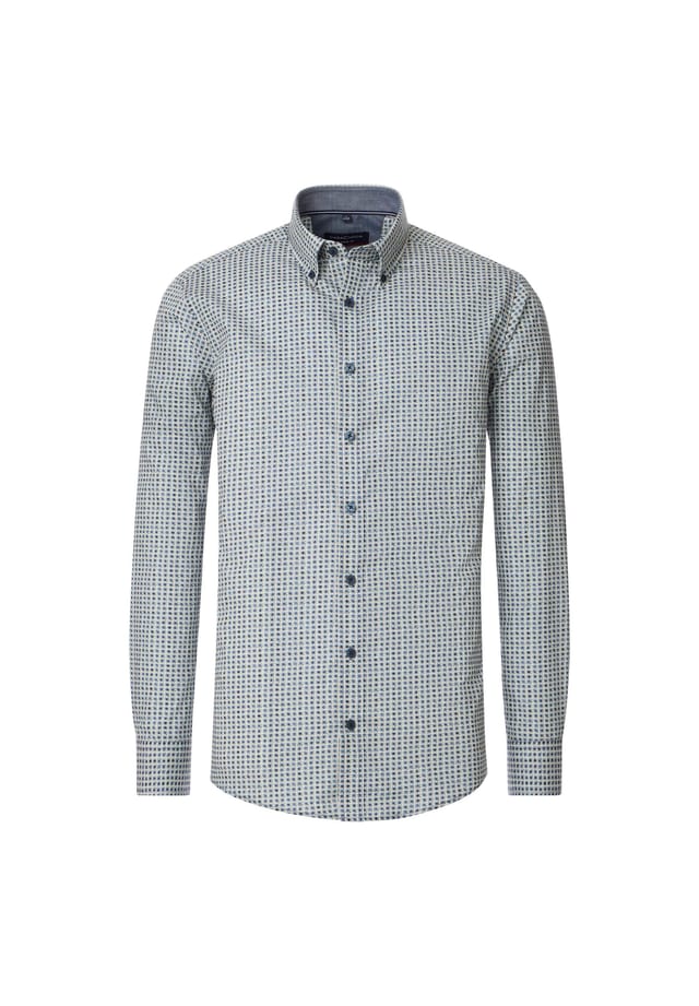 

Рубашка для отдыха с принтом свободного покроя Casamoda, бирюзовый