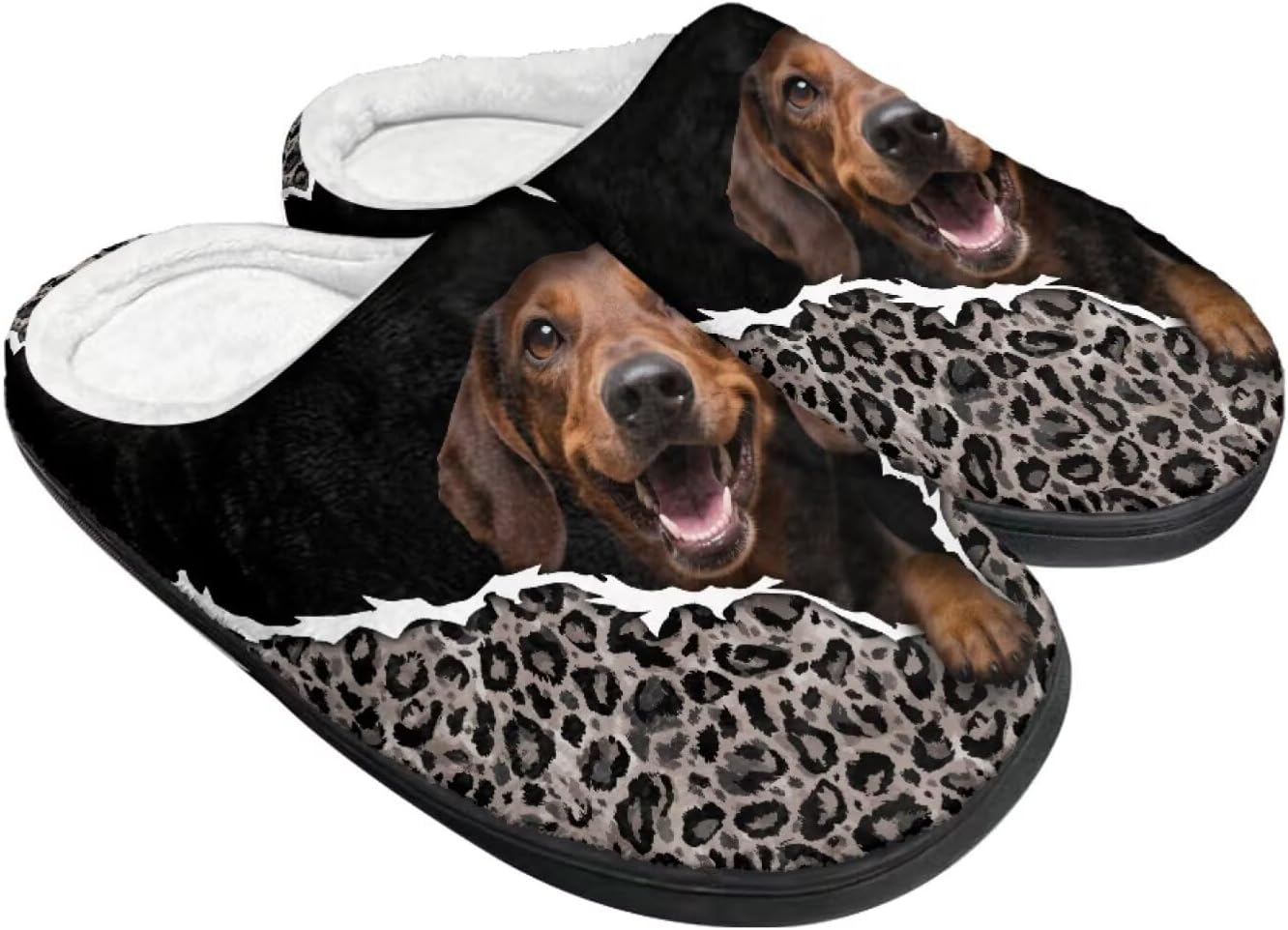 

Теплые плюшевые тапочки из фланели, уютные домашние тапочки для женщин и мужчин с противоскользящей подошвой Wanzuoeng, серый