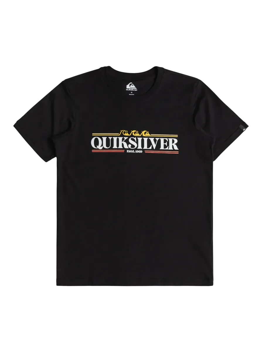 

Футболка Quiksilver "Градиентная линия", черный
