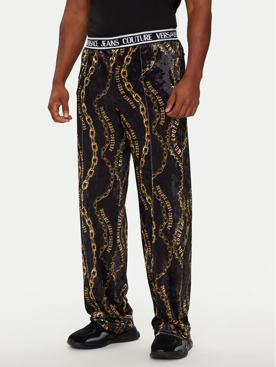 

Спортивные брюки свободного кроя Versace Jeans Couture, черный