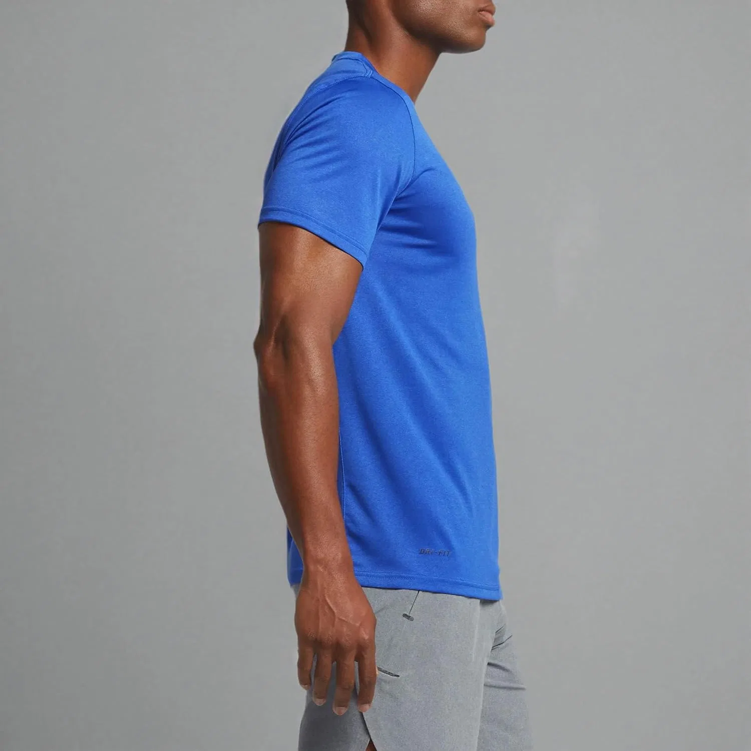 Футболка тренировочная Nike Dri-Fit, Game Royal/Black/Black — фото 2