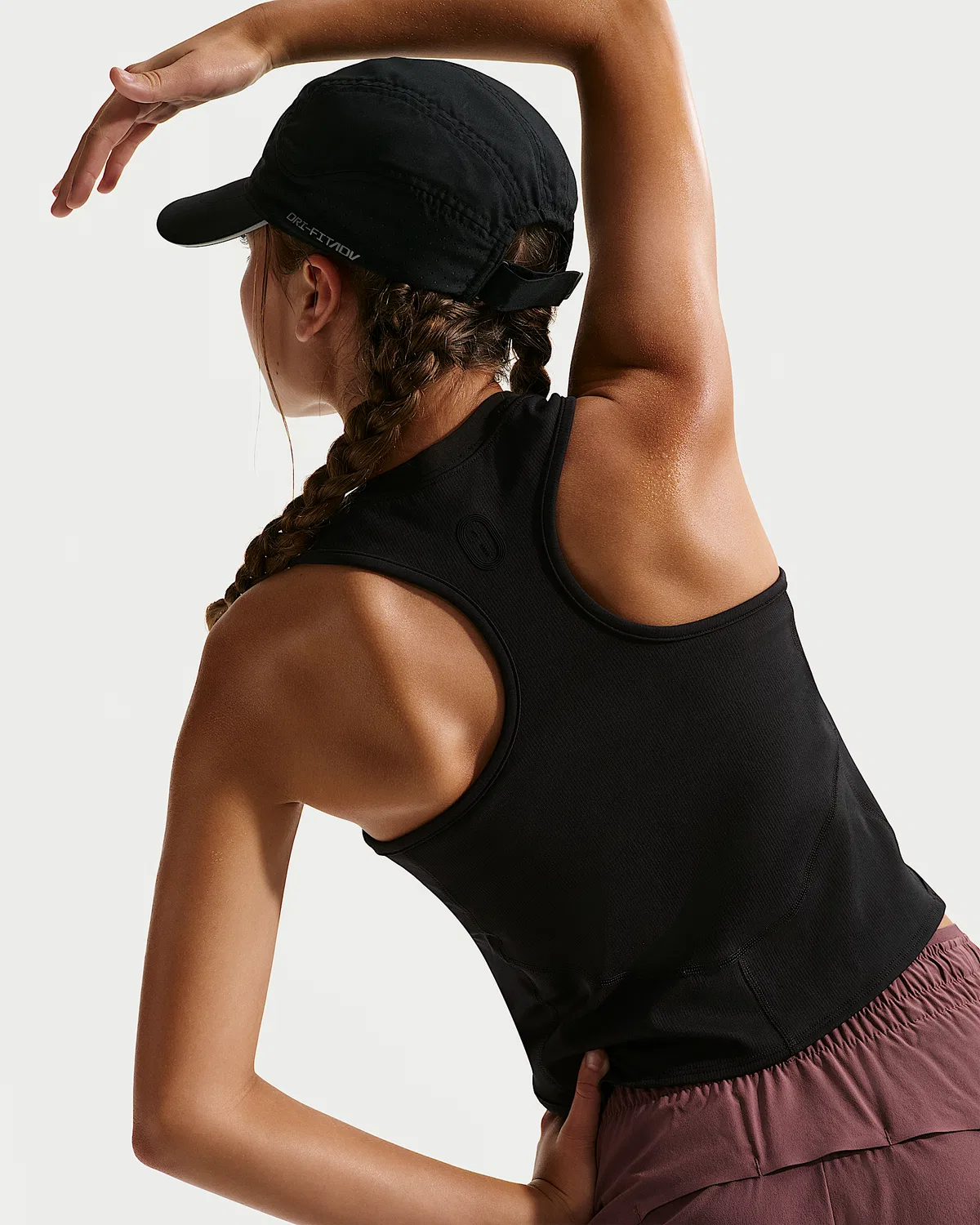 Детский топ Nike MAVN Dri-FIT Knit Tank, Black/Black/Black — фото 2