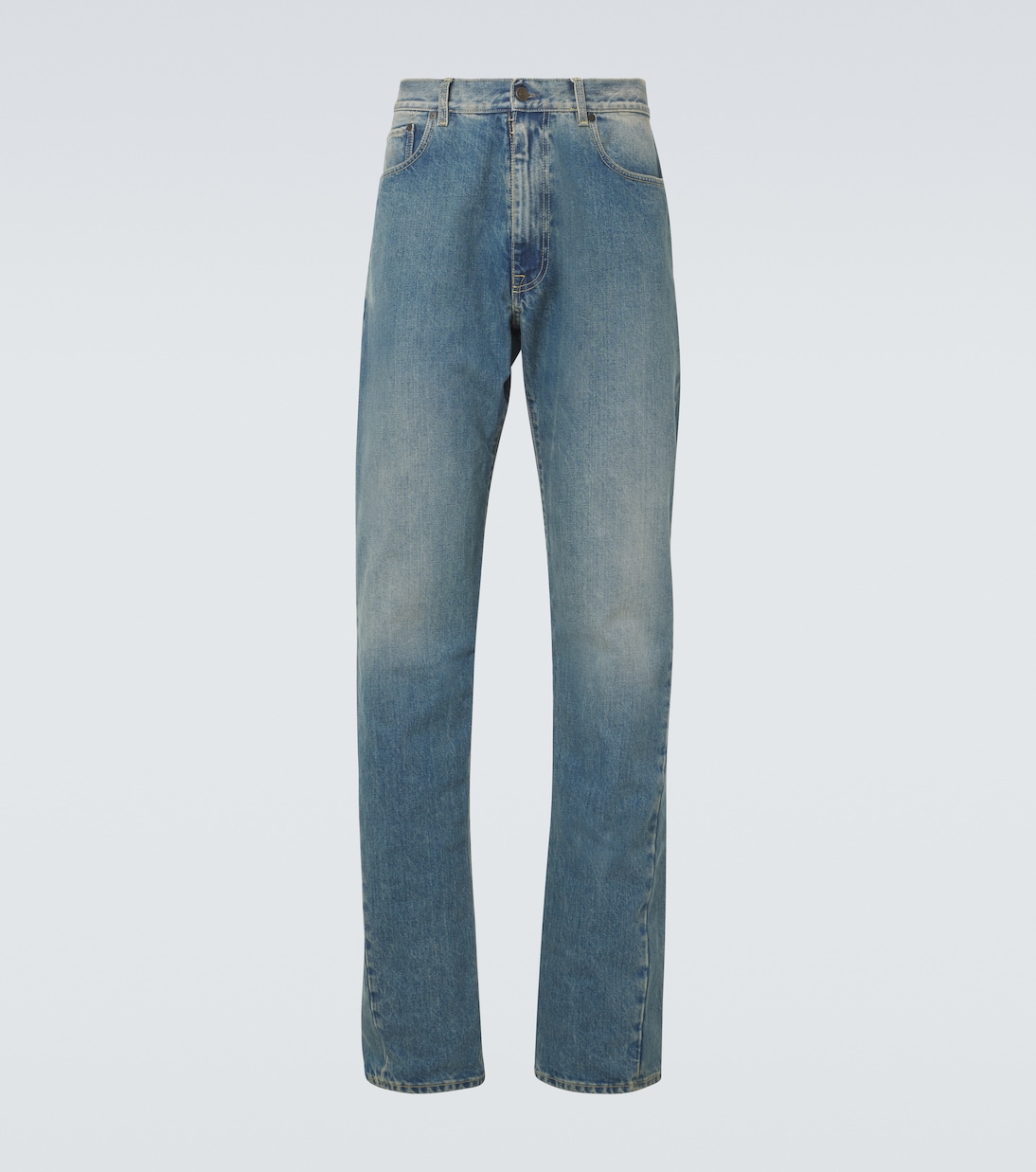 

Прямые джинсы со средней посадкой Maison Margiela, Medium Blue