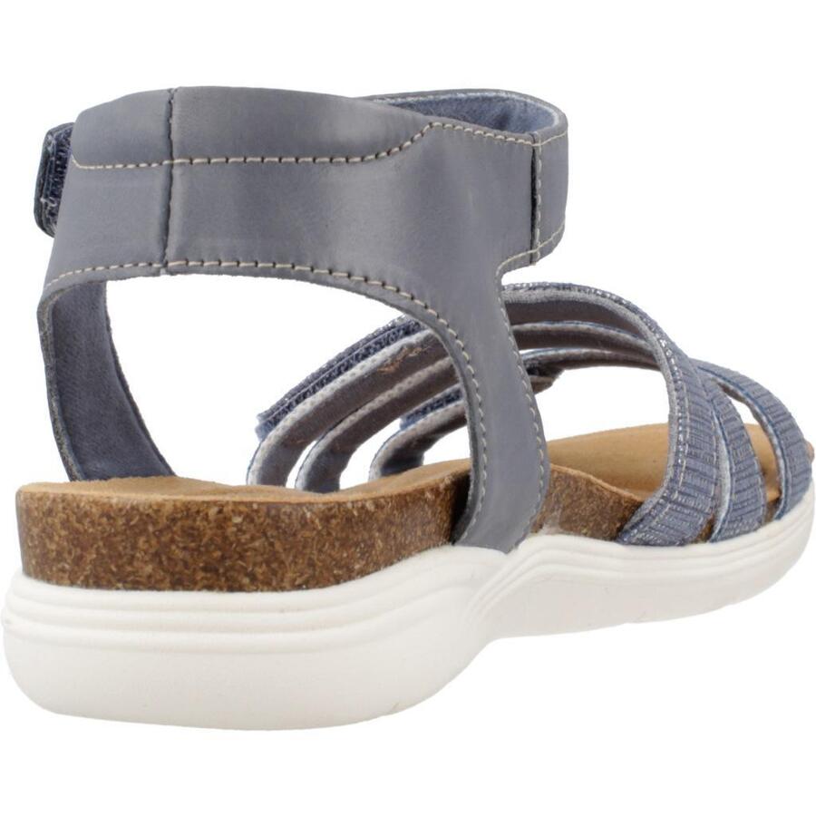 Сандалии Clarks модель April Dove цвет синий — фото 3