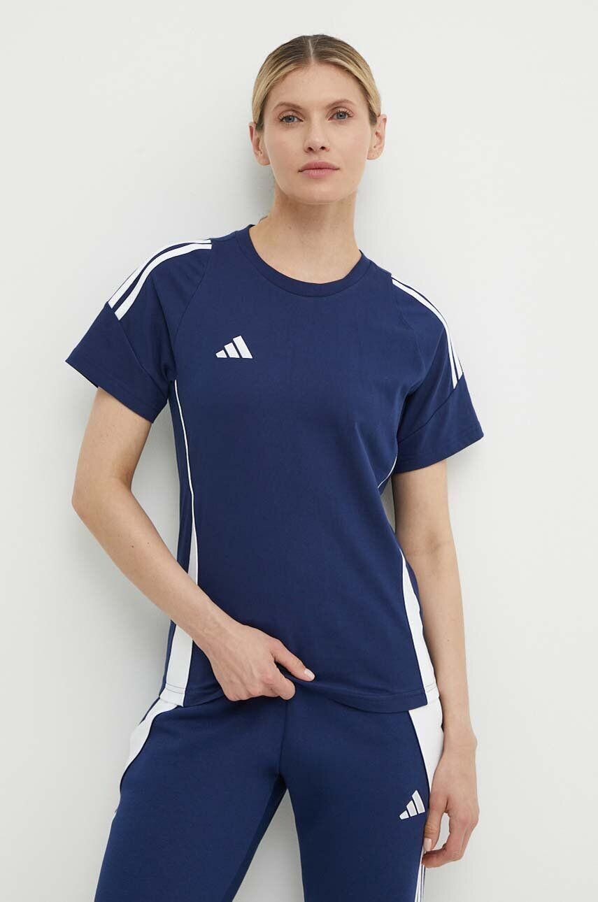 

Тренировочная футболка Tiro 24 adidas Performance, темно-синий