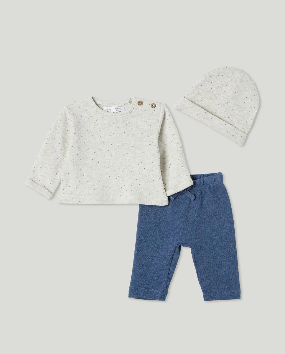 

Детский комплект со шапочкой Baby El Corte Inglés, цвет 430 Azul Oscuro