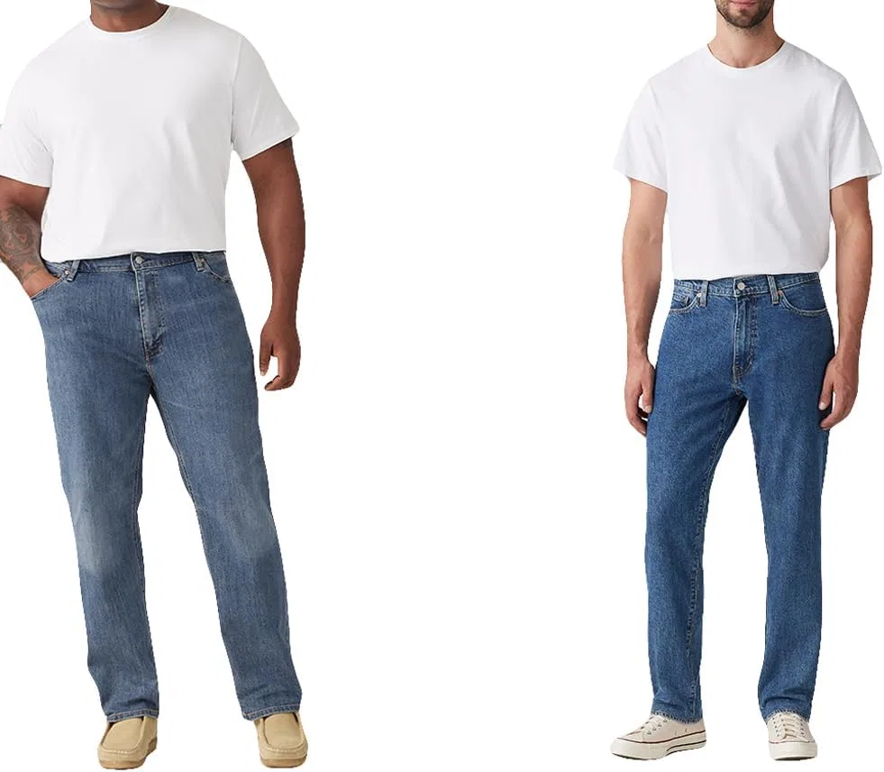 Джинсы Athletic Fit Levi's, белый ривер рок — фото 4