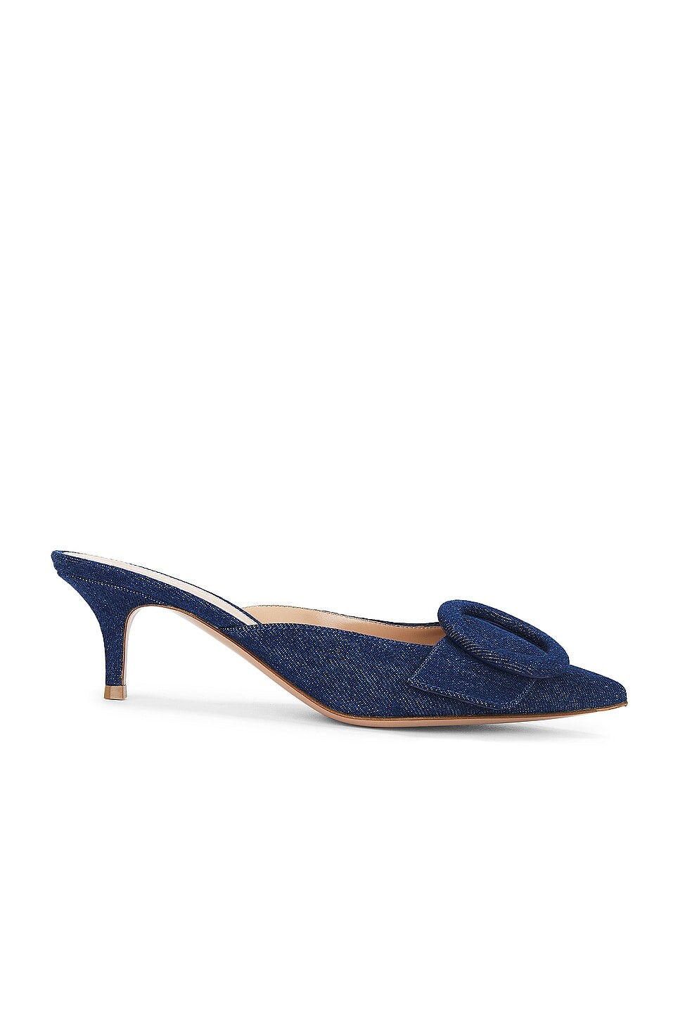 

Мюли Портофино Gianvito Rossi, цвет Mid Blue