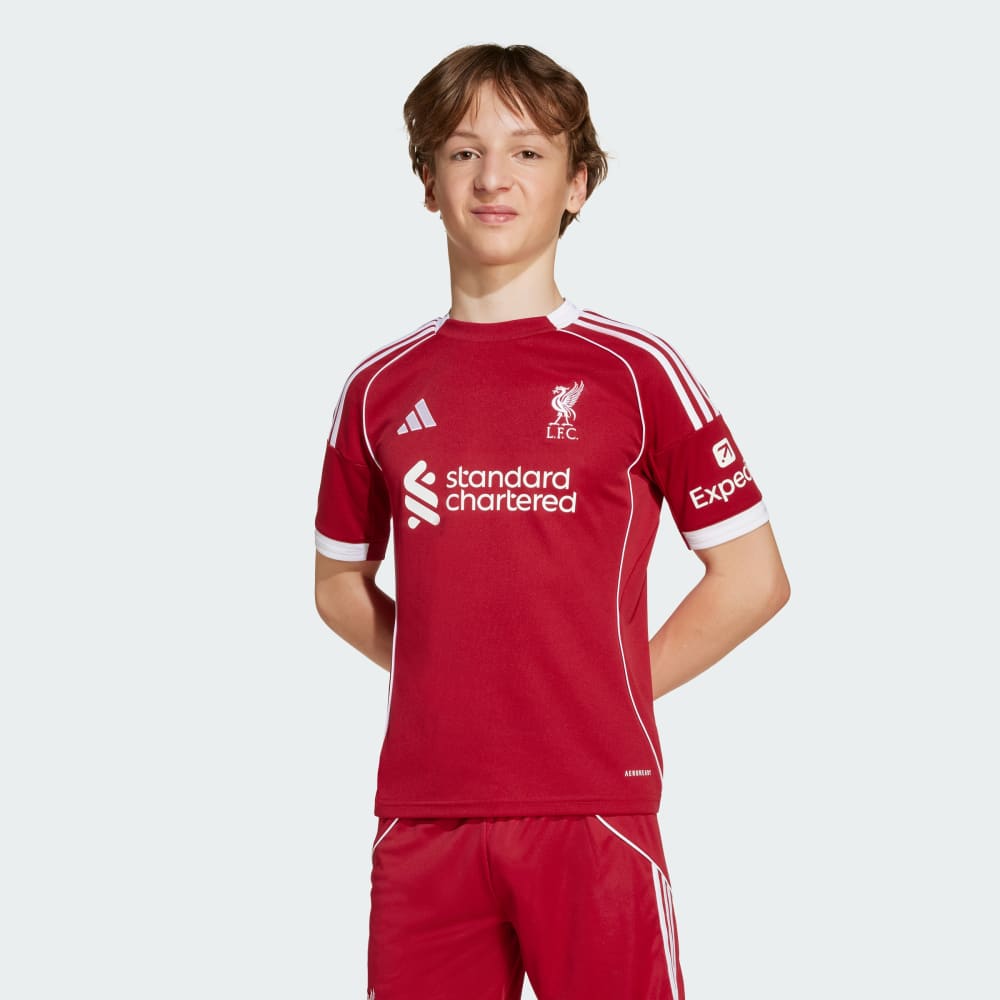 Джерси Adidas Liverpool FC 25/26 Home Jersey Kids, цвет Strawberry Red — фото 3