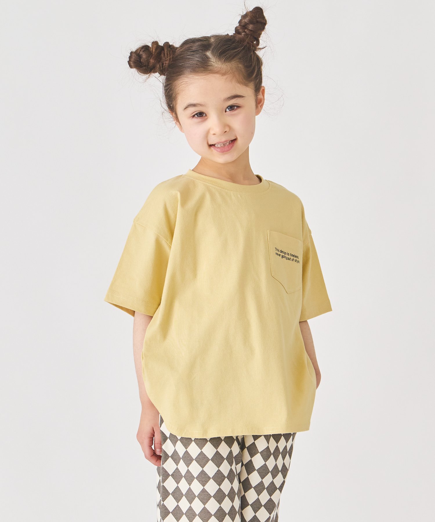 Цветная футболка Ever Closet, mustard