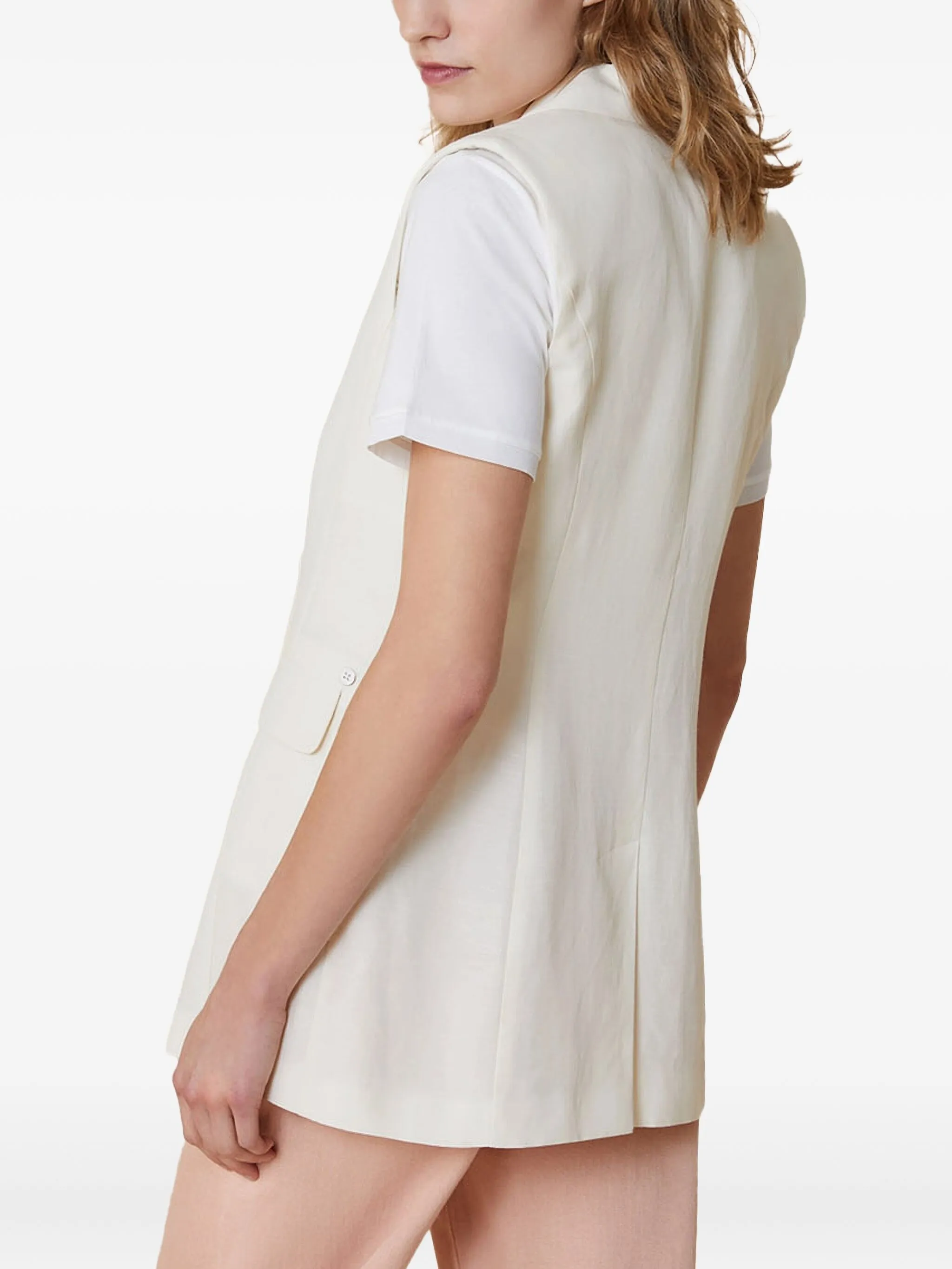 

Двубортный жилет Pennyblack, белый