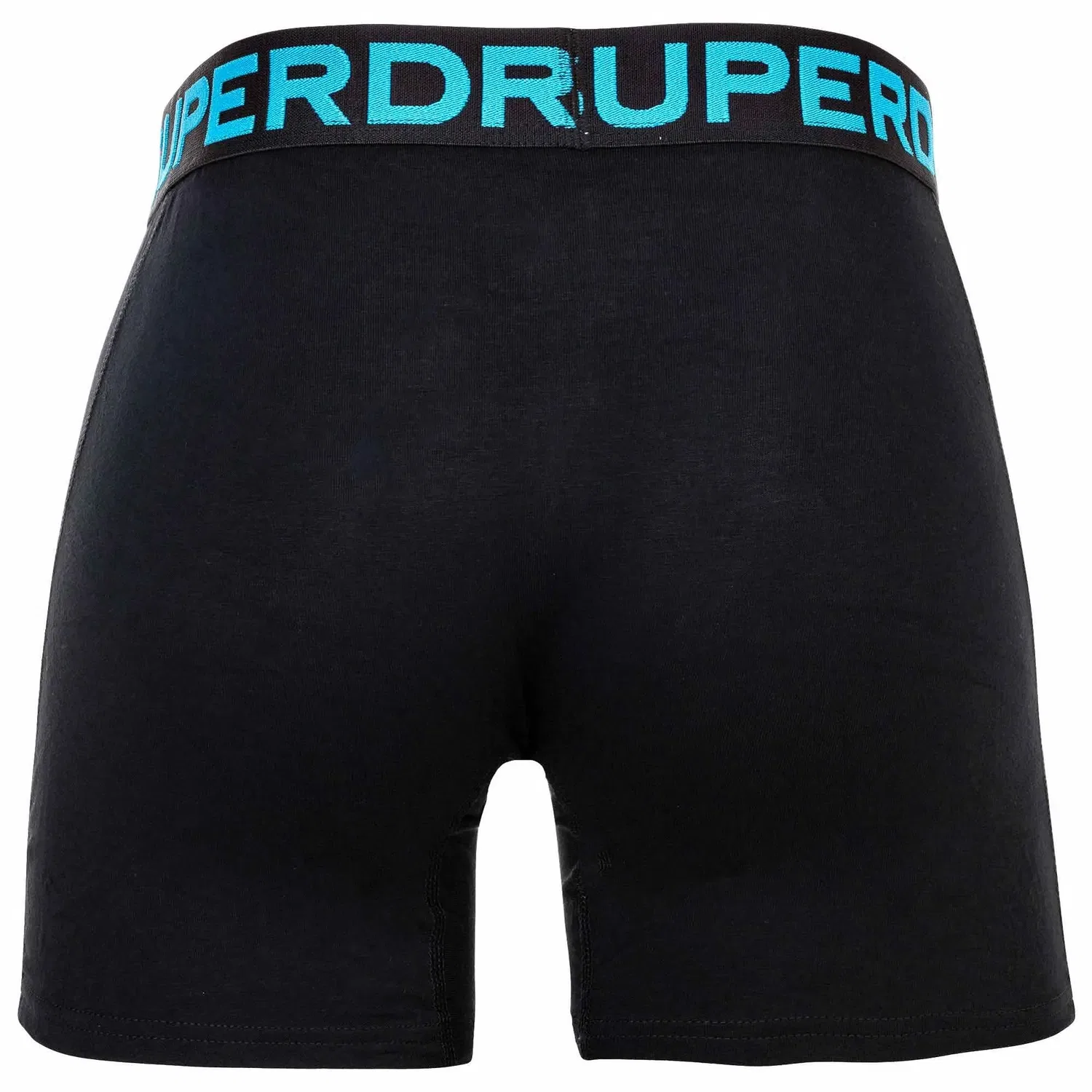 Боксеры 3шт, хлопок Superdry, черный/синий/желтый — фото 3