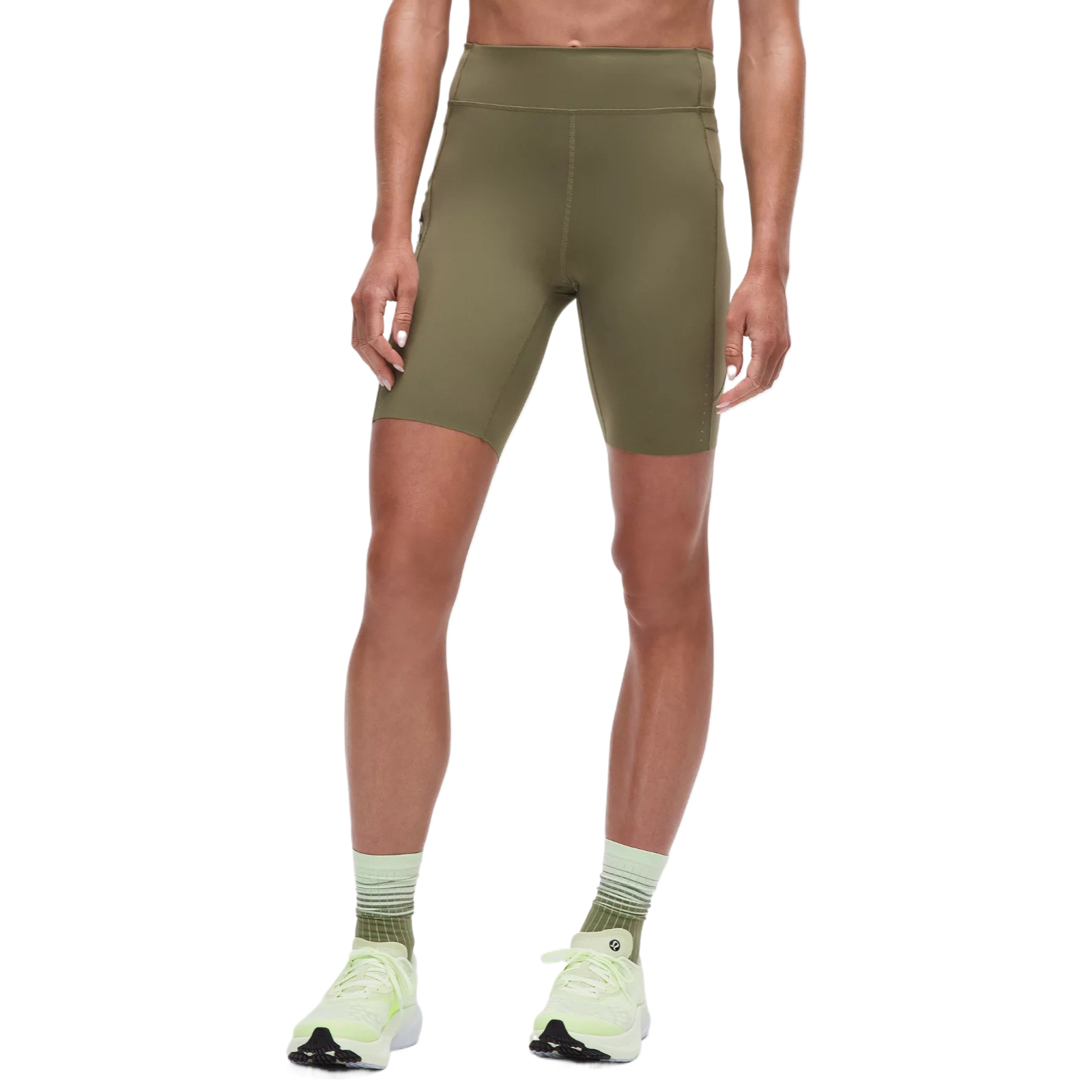 

Быстрые и свободные спортивные шорты 8' Women's Lululemon, зеленый