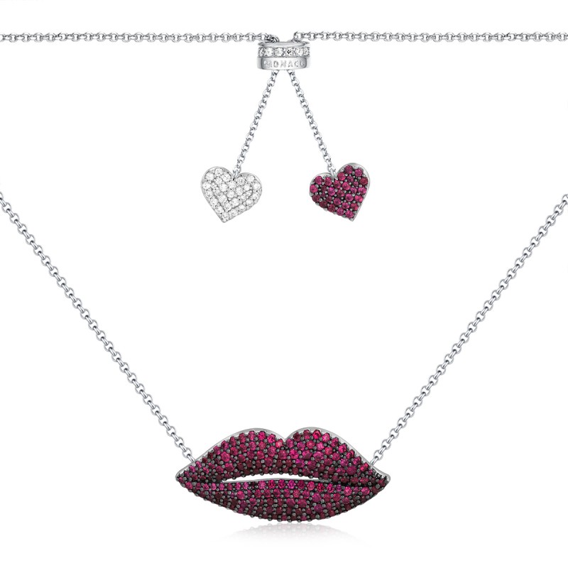 

Apm Monaco Ожерелье из стерлингового серебра 925 пробы для женщин