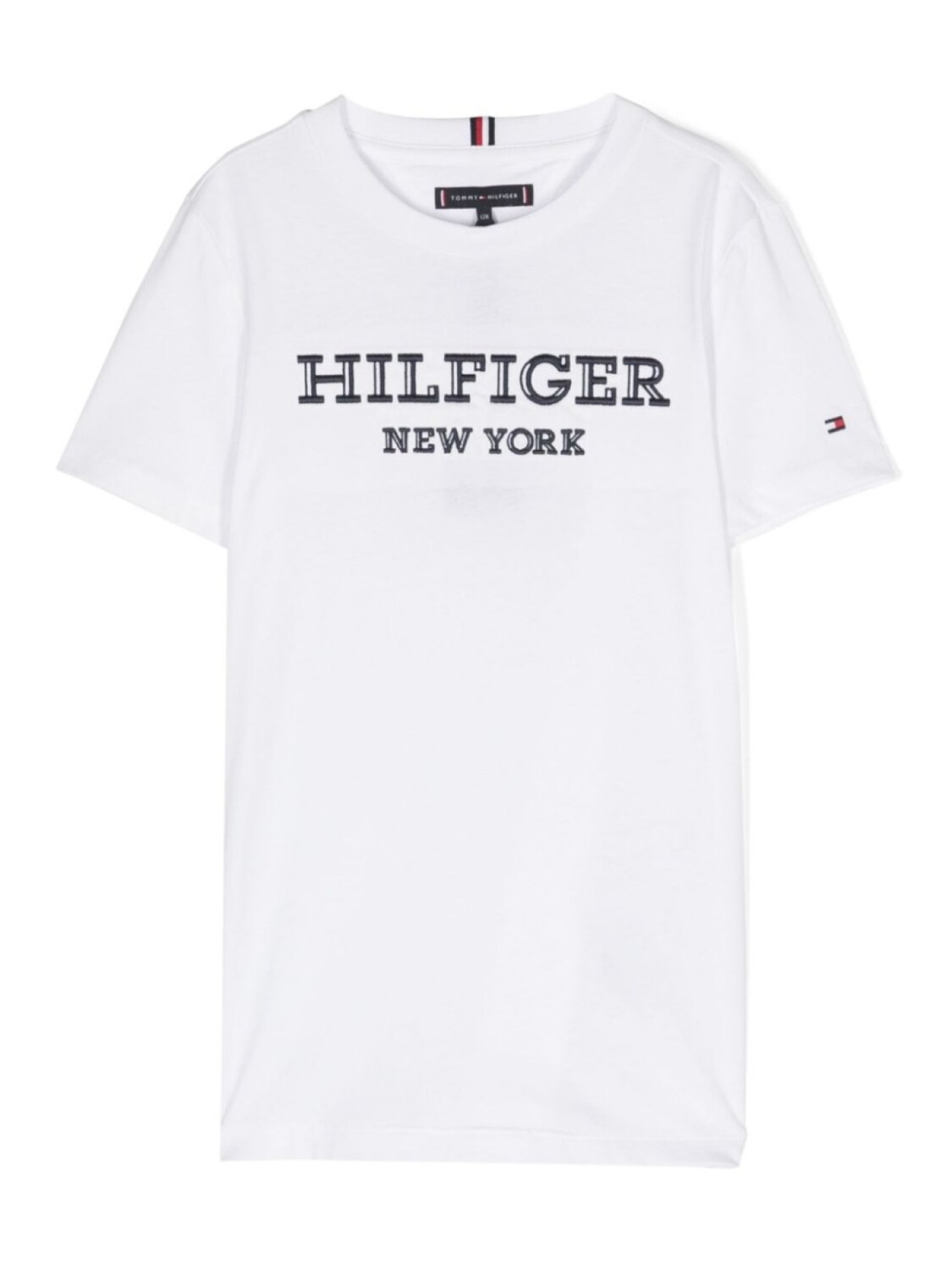 

Футболка с вышитым логотипом Tommy Hilfiger Junior, белый